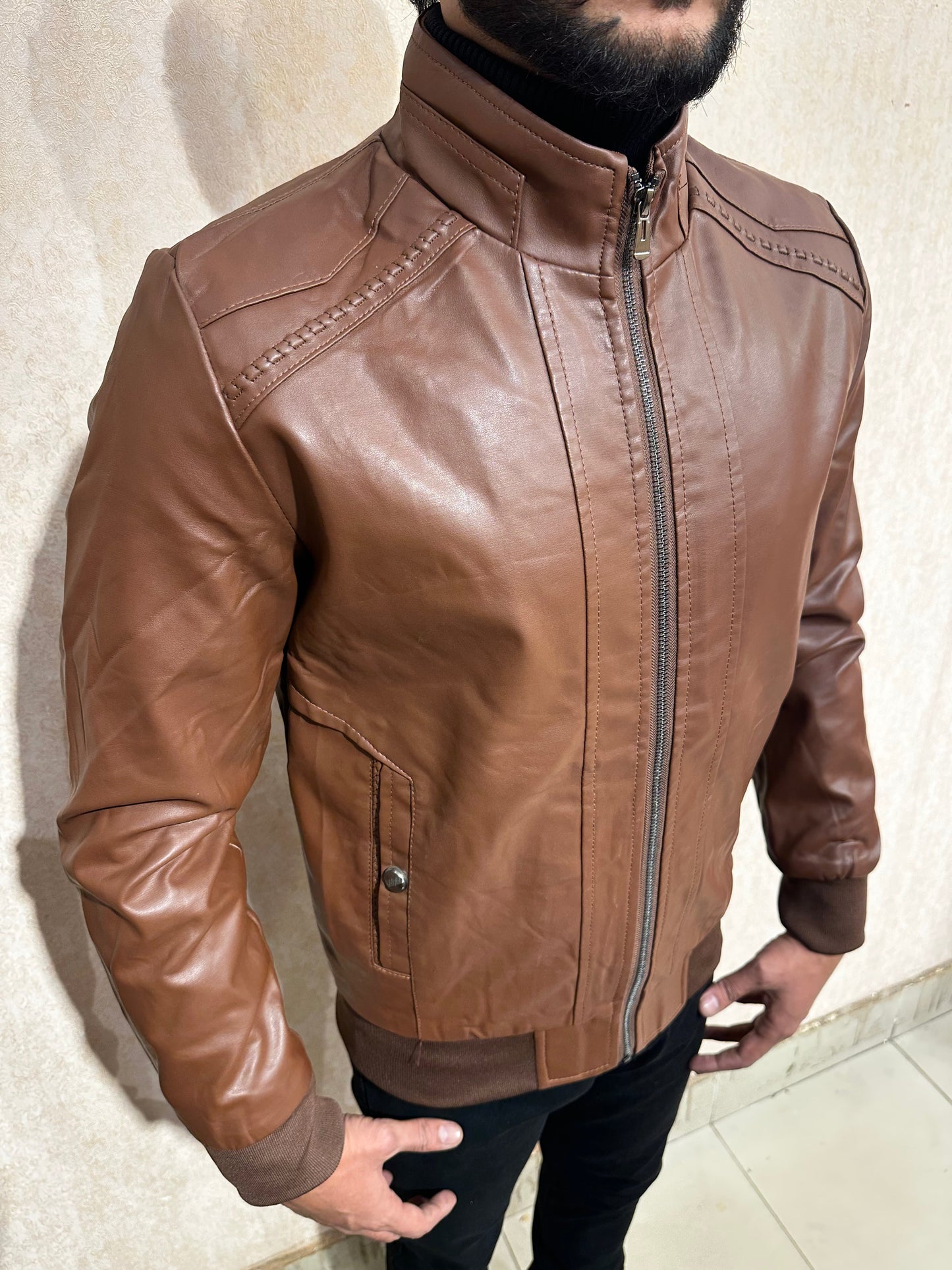 Classic Black Leather Jacket