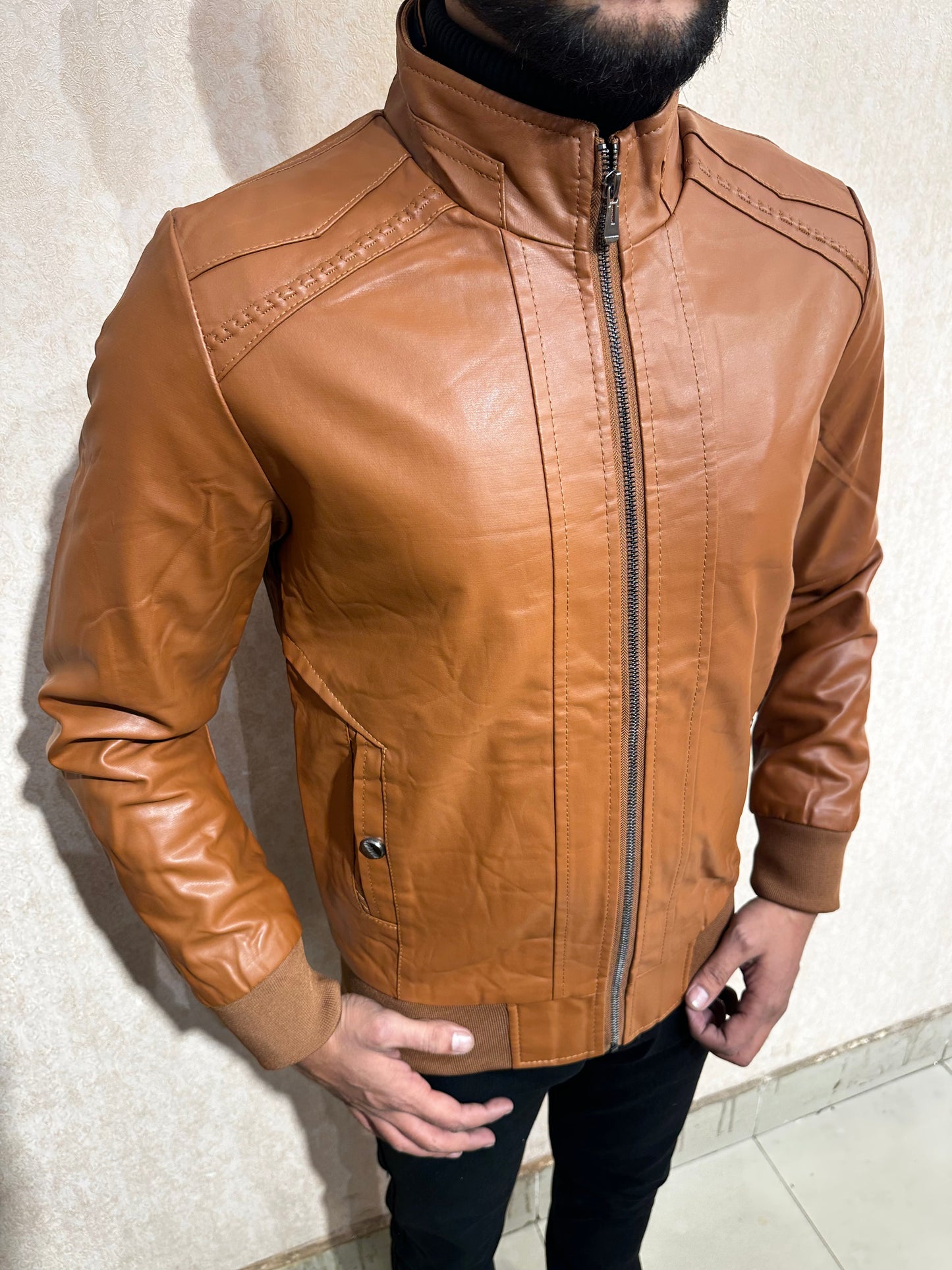 Classic Black Leather Jacket