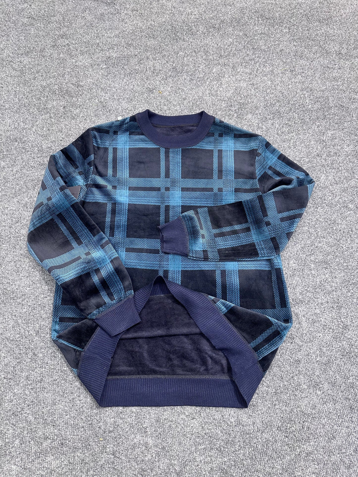 Checkered Pattern Sweater