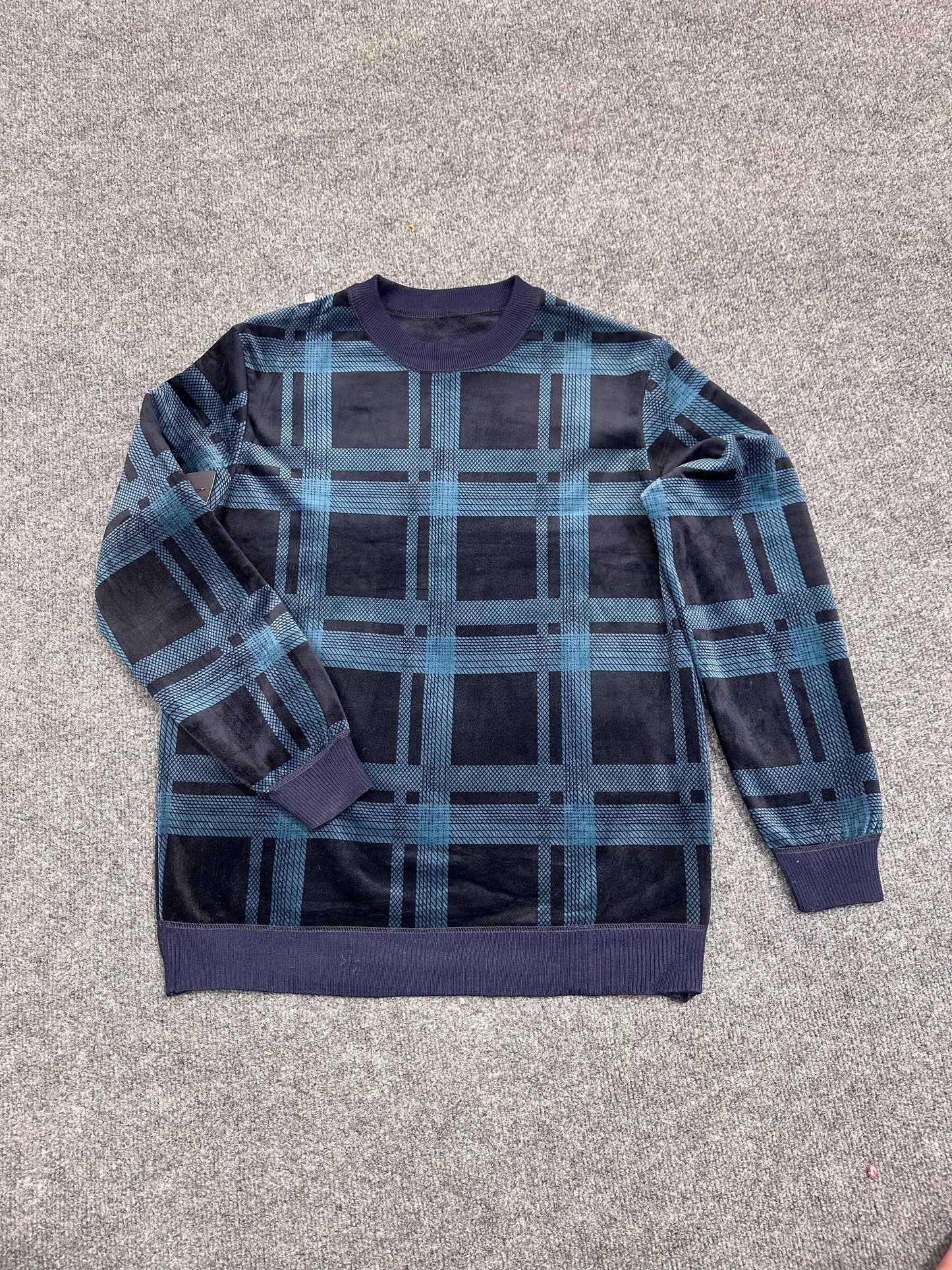 Checkered Pattern Sweater