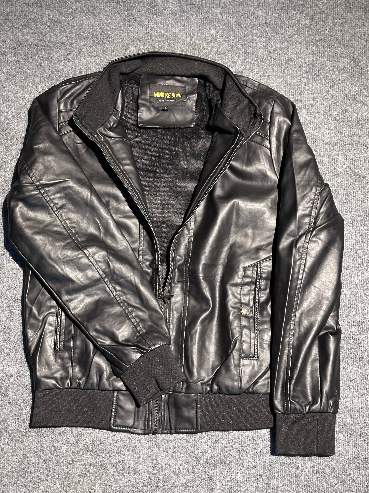 Classic Black Leather Jacket